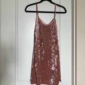 Velvet Pink Reversible Dress